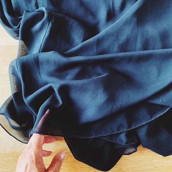 American Apparel Maxi Layered Sheer Skirt - Picture 1 of 3